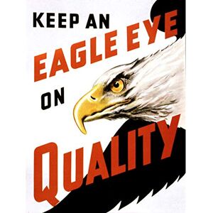 Fine Art Prints War WWII USA Eagle Eye Quality Effort Back Up Advert Premium Wall Art Canvas Print 18X24 Inch Fine Art Prints War WWII USA Eagle Eye Quality Effort Back Up Advert Premium Wall Art Canvas Print 18X24 Inch
