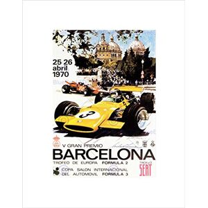 Wee Blue Coo SPORT AD MOTOR RACE BERCELONA SPAIN FORMULA GRAN PREMIO FRAMED PRINT B12X11267 Wee Blue Coo SPORT AD MOTOR RACE BERCELONA SPAIN FORMULA GRAN PREMIO FRAMED PRINT B12X11267