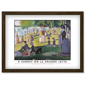 Wee Blue Coo Georges Pierre Seurat A Sunday On La Grande Jatte Painting Artwork Framed Wall Art Print A4 Wee Blue Coo Georges Pierre Seurat A Sunday On La Grande Jatte Painting Artwork Framed Wall Art Print A4