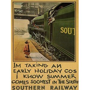 Wee Blue Coo Travel Tourism Railway Southern Holiday UK Vintage Advertising Art Print Poster Wall Decor 12X16 Inch Wee Blue Coo Travel Tourism Railway Southern Holiday UK Vintage Advertising Art Print Poster Wall Decor 12X16 Inch