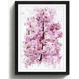 Arty Pie Framed Print Black A2 (24.5x18 Inch) Pink Cherry Blossom Tree 4 V3, Wood, Multi-Colour, 60 x 42 x 2 cm Arty Pie Framed Print Black A2 (24.5x18 Inch) Pink Cherry Blossom Tree 4 V3, Wood, Multi-Colour, 60 x 42 x 2 cm