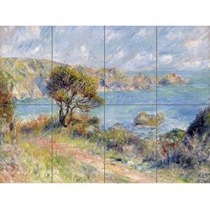 Artery8 Pierre Auguste Renoir View At Guernsey 1883 Painting XL Giant Panel Poster (8 Sections) Artery8 Pierre Auguste Renoir View At Guernsey 1883 Painting XL Giant Panel Poster (8 Sections)