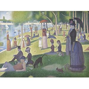 Fine Art Prints Seurat Sunday Afternoon La Grande Jatte Painting Art Print Canvas Premium Wall Decor Poster Mural, 16 x 12 inches Fine Art Prints Seurat Sunday Afternoon La Grande Jatte Painting Art Print Canvas Premium Wall Decor Poster Mural, 16 x 12 inches