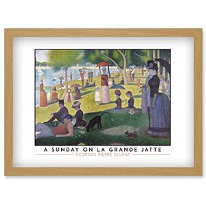Wee Blue Coo Georges Pierre Seurat A Sunday On La Grande Jatte Painting Artwork Framed Wall Art Print A4 Wee Blue Coo Georges Pierre Seurat A Sunday On La Grande Jatte Painting Artwork Framed Wall Art Print A4