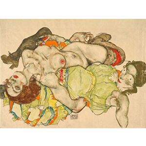 Fine Art Prints Egon Schiele Female Lovers 1915 Large Art Print Poster Wall Decor Premium Mural Fine Art Prints Egon Schiele Female Lovers 1915 Large Art Print Poster Wall Decor Premium Mural