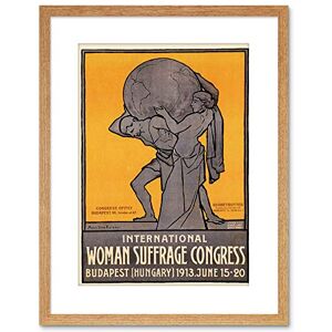 Wee Blue Coo Ad Suffrage Women Suffragette Budapest Hungary Framed Wall Art Print Wee Blue Coo Ad Suffrage Women Suffragette Budapest Hungary Framed Wall Art Print