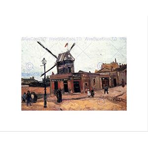 Wee Blue Coo VAN GOGH LE MOULIN DE LA GALETTE OLD MASTER FRAMED ART PRINT B12X2097 Wee Blue Coo VAN GOGH LE MOULIN DE LA GALETTE OLD MASTER FRAMED ART PRINT B12X2097