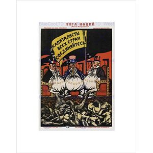 Wee Blue Coo Soviet Union Anti Capitalist Capitalism Communism Ad Wall Art Print Wee Blue Coo Soviet Union Anti Capitalist Capitalism Communism Ad Wall Art Print