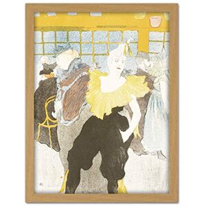 Artery8 Toulouse-Lautrec Clowness Moulin Rouge Painting Artwork Framed Wall Art Print 18X24 Inch Artery8 Toulouse-Lautrec Clowness Moulin Rouge Painting Artwork Framed Wall Art Print 18X24 Inch