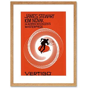 Wee Blue Coo Ad Movie Film James Stewart Hitchcock Vertigo Framed Art Print Picture F12X152 Wee Blue Coo Ad Movie Film James Stewart Hitchcock Vertigo Framed Art Print Picture F12X152