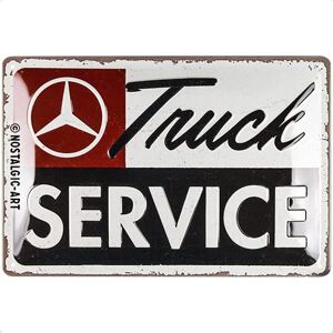 Nostalgic-Art Retro Metal Sign 20 x 30 cm Daimler Truck – Service – Gift Idea for Car Lovers – Vintage Design Nostalgic-Art Retro Metal Sign 20 x 30 cm Daimler Truck – Service – Gift Idea for Car Lovers – Vintage Design