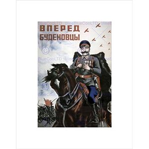 Wee Blue Coo WAR WW2 GENERAL BUDENOV SOVIET UNION VINTAGE ADVERT FRAMED ART PRINT B12X1979 Wee Blue Coo WAR WW2 GENERAL BUDENOV SOVIET UNION VINTAGE ADVERT FRAMED ART PRINT B12X1979