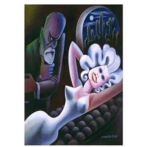 Wee Blue Coo Painting Surreal Harlow Freud Covarrubias Wall Art Print Wee Blue Coo Painting Surreal Harlow Freud Covarrubias Wall Art Print