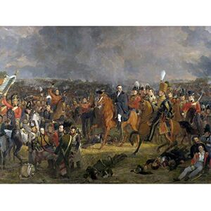 Artery8 Jan Willem Pieneman Battle Of Waterloo Painting Premium Wall Art Canvas Print 18X24 Inch Artery8 Jan Willem Pieneman Battle Of Waterloo Painting Premium Wall Art Canvas Print 18X24 Inch