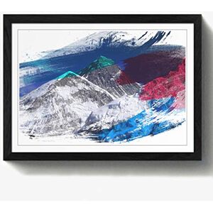Arty Pie "Landscape Mount Everest Mountain 4 V2 Framed Print, Multi-Colour, A2/24.5 x 18-Inch Arty Pie "Landscape Mount Everest Mountain 4 V2 Framed Print, Multi-Colour, A2/24.5 x 18-Inch