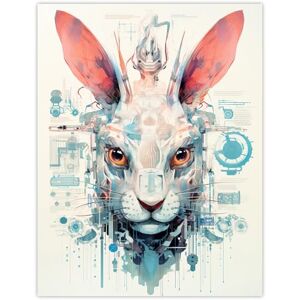 Artery8 Killer Rabbit Robot Hybrid Secret Military Weapon Schematic Blueprint Futuristic Complex Arcane Manuscript Gift For Him Man Cave Large Wall Art Poster Print Thick Paper 18X24 Inch Artery8 Killer Rabbit Robot Hybrid Secret Military Weapon Schematic Blueprint Futuristic Complex Arcane Manuscript Gift For Him Man Cave Large Wall Art Poster Print Thick Paper 18X24 Inch