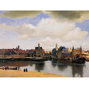 Wee Blue Coo Johannes Vermeer View Of Delft Old Master Painting Art Print Poster Wall Decor 12X16 Inch Wee Blue Coo Johannes Vermeer View Of Delft Old Master Painting Art Print Poster Wall Decor 12X16 Inch