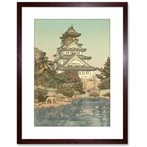 Wee Blue Coo PAINTING PAGODA OSAKA HIROSHI JAPAN FRAMED PRINT F97X3144 Wee Blue Coo PAINTING PAGODA OSAKA HIROSHI JAPAN FRAMED PRINT F97X3144
