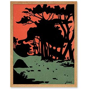 Wee Blue Coo Magazine Cover Jugend Abstract Silhouette Art Print Framed Poster Wall Decor 12x16 inch Wee Blue Coo Magazine Cover Jugend Abstract Silhouette Art Print Framed Poster Wall Decor 12x16 inch