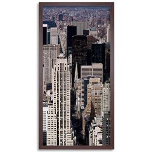 Wee Blue Coo Fifth 5th Avenue New York Long Panel Framed Wall Art Print Wee Blue Coo Fifth 5th Avenue New York Long Panel Framed Wall Art Print