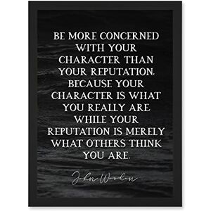 Artery8 Slate Quote John Wooden - black - A4 - Art Print Artery8 Slate Quote John Wooden - black - A4 - Art Print