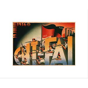 Wee Blue Coo WAR SPANISH CIVIL 19 JULY 1936 CNT FAI REPUBLICAN OUTBREAK SPAIN PRINT B12X2013 Wee Blue Coo WAR SPANISH CIVIL 19 JULY 1936 CNT FAI REPUBLICAN OUTBREAK SPAIN PRINT B12X2013