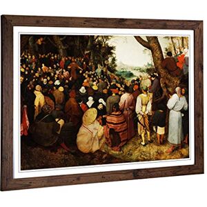 Big Box Art Framed Print of Pieter Bruegel The Elder The Sermon of Saint John The Baptist Design Wall Art Picture Home Decor for Living Room, Bedroom, Office, Walnut, A2 / 24.5x18 Inch / 62x45cm Big Box Art Framed Print of Pieter Bruegel The Elder The Sermon of Saint John The Baptist Design Wall Art Picture Home Decor for Living Room, Bedroom, Office, Walnut, A2 / 24.5x18 Inch / 62x45cm
