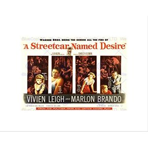 Wee Blue Coo Ad Movie Film Streetcar Named Desire Leigh Brando William Wall Art Print Wee Blue Coo Ad Movie Film Streetcar Named Desire Leigh Brando William Wall Art Print