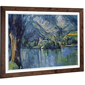 Big Box Art Framed Print of Paul Cezanne The Lac Annecy Design Wall Art Picture Home Decor for Kitchen, Living, Dining Room, Bedroom, Hallway, Office, Walnut, A2 / 24.5x18 Inch / 62x45cm Big Box Art Framed Print of Paul Cezanne The Lac Annecy Design Wall Art Picture Home Decor for Kitchen, Living, Dining Room, Bedroom, Hallway, Office, Walnut, A2 / 24.5x18 Inch / 62x45cm