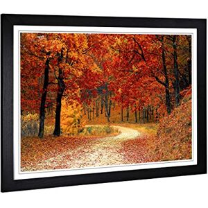 Big Box Art Framed Print of Landscape Autumn Fall Woofland Forest Design Wall Art Picture Home Decor for Kitchen, Living Room, Bedroom, Hallway, Black, A2 / 24.5x18 Inch / 62x45cm Big Box Art Framed Print of Landscape Autumn Fall Woofland Forest Design Wall Art Picture Home Decor for Kitchen, Living Room, Bedroom, Hallway, Black, A2 / 24.5x18 Inch / 62x45cm