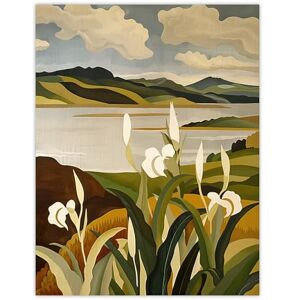 Artery8 Cornish Coastal Flowers Cornwall Landscape Living Room Extra Large XL Wall Art Poster Print Artery8 Cornish Coastal Flowers Cornwall Landscape Living Room Extra Large XL Wall Art Poster Print