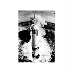 Wee Blue Coo SPACE ROCKET LAUNCH SATURN V APOLLO 11 VIEW THRUST BLAST LIFT OFF PRINT B12X7766 Wee Blue Coo SPACE ROCKET LAUNCH SATURN V APOLLO 11 VIEW THRUST BLAST LIFT OFF PRINT B12X7766