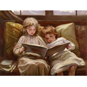 Fine Art Prints Laura Muntz Lyall Interessante Geschichte großer Kunstdruck auf Leinwand Premium Poster Wandbild Fine Art Prints Laura Muntz Lyall Interessante Geschichte großer Kunstdruck auf Leinwand Premium Poster Wandbild