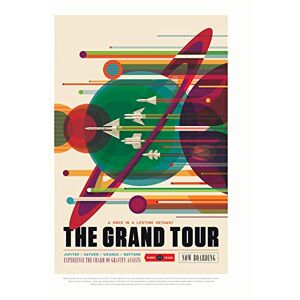 Wee Blue Coo NASA Space Travel Advert Grand Tour Large Wall Art Poster Print Thick Paper 18X24 Inch Wee Blue Coo NASA Space Travel Advert Grand Tour Large Wall Art Poster Print Thick Paper 18X24 Inch