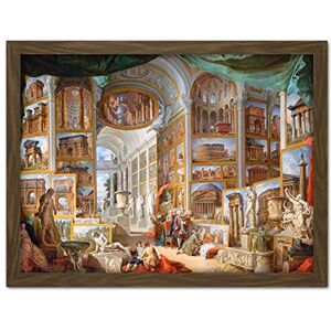 Fine Art Prints Panini Ancient Rome Monuments Allegory Painting Large Framed Art Print Poster Wall Decor 18x24 in Fine Art Prints Panini Ancient Rome Monuments Allegory Painting Large Framed Art Print Poster Wall Decor 18x24 in