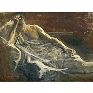 Artery8 Israels Saul Portrait Resting Man Painting Premium Wall Art Canvas Print 18X24 Inch Artery8 Israels Saul Portrait Resting Man Painting Premium Wall Art Canvas Print 18X24 Inch