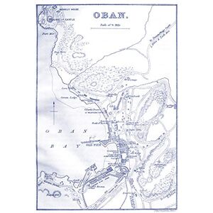 Artery8 Map 1888 Bartholemew Oban Town Scotland Plan Unframed Wall Art Print Poster Home Decor Premium Artery8 Map 1888 Bartholemew Oban Town Scotland Plan Unframed Wall Art Print Poster Home Decor Premium