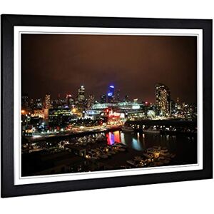 Big Box Art Framed Print of Melbourne at Night Skyline Australia 2 Design Wall Art Picture Home Decor for Kitchen, Living Room, Bedroom, Hallway, Black, A2 / 24.5x18 Inch / 62x45cm Big Box Art Framed Print of Melbourne at Night Skyline Australia 2 Design Wall Art Picture Home Decor for Kitchen, Living Room, Bedroom, Hallway, Black, A2 / 24.5x18 Inch / 62x45cm