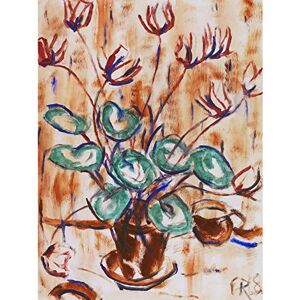 Fine Art Prints Rohlfs Cyclamen Flowers Painting Large Print Poster Wall Art Decor Picture Fine Art Prints Rohlfs Cyclamen Flowers Painting Large Print Poster Wall Art Decor Picture