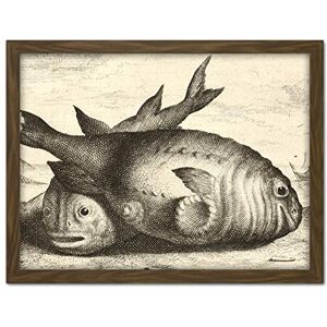 Artery8 Flamen Two Porpoises Beach Vintage Drawing Artwork Framed Wall Art Print 18X24 Inch Artery8 Flamen Two Porpoises Beach Vintage Drawing Artwork Framed Wall Art Print 18X24 Inch