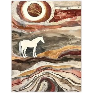 Artery8 White Horse Abstract Camargue France Landscape Living Room Large Wall Art Poster Print Thick Paper 18X24 Inch Artery8 White Horse Abstract Camargue France Landscape Living Room Large Wall Art Poster Print Thick Paper 18X24 Inch