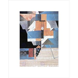 Wee Blue Coo Juan Gris Guitar On A Table Old Master Wall Art Print Wee Blue Coo Juan Gris Guitar On A Table Old Master Wall Art Print