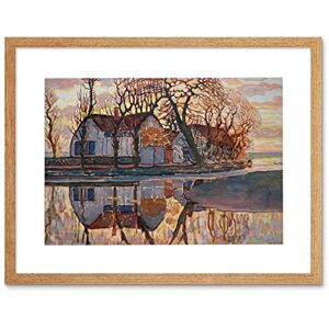 Wee Blue Coo Piet Mondrian Farm Near Duivendrecht 1916 Painting Picture Framed Wall Art Print Wee Blue Coo Piet Mondrian Farm Near Duivendrecht 1916 Painting Picture Framed Wall Art Print