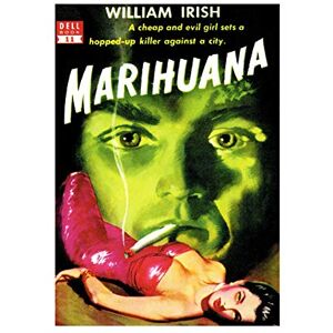 Wee Blue Coo Book Cover Pulp Fiction Marijuana Irish Murder Killer Evil Wall Art Print Wee Blue Coo Book Cover Pulp Fiction Marijuana Irish Murder Killer Evil Wall Art Print