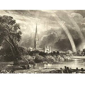 Artery8 David Lucas Salisbury Cathedral From Meadows Painting Art Print Canvas Premium Wall Decor Poster Mural Artery8 David Lucas Salisbury Cathedral From Meadows Painting Art Print Canvas Premium Wall Decor Poster Mural