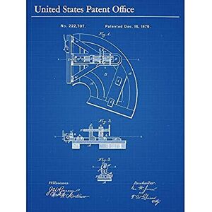 Artery8 Jones Millstone Dressing Device 1879 Patent Plan Art Print Canvas Premium Wall Decor Poster Mural Artery8 Jones Millstone Dressing Device 1879 Patent Plan Art Print Canvas Premium Wall Decor Poster Mural