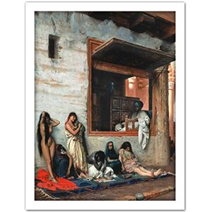 Fine Art Prints Gerome Slave Market Women Painting Large Framed Art Print Poster Wall Decor 18x24 in Fine Art Prints Gerome Slave Market Women Painting Large Framed Art Print Poster Wall Decor 18x24 in