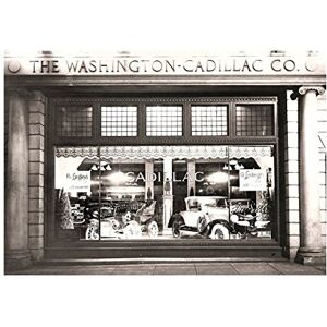 Wee Blue Coo Vintage Photo Car Automobile Cadillac Washington Usa Ad Wall Art Print Wee Blue Coo Vintage Photo Car Automobile Cadillac Washington Usa Ad Wall Art Print