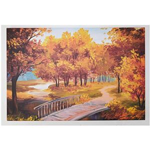 Wall Murals Online Ltd Oil paint effect babbling brook and bridge photo framed canvas print (35891345) (Large 20" x 30") Wall Murals Online Ltd Oil paint effect babbling brook and bridge photo framed canvas print (35891345) (Large 20" x 30")