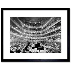Wee Blue Coo Music Metropolitan Opera House New York Auditorium Framed Wall Art Print Wee Blue Coo Music Metropolitan Opera House New York Auditorium Framed Wall Art Print